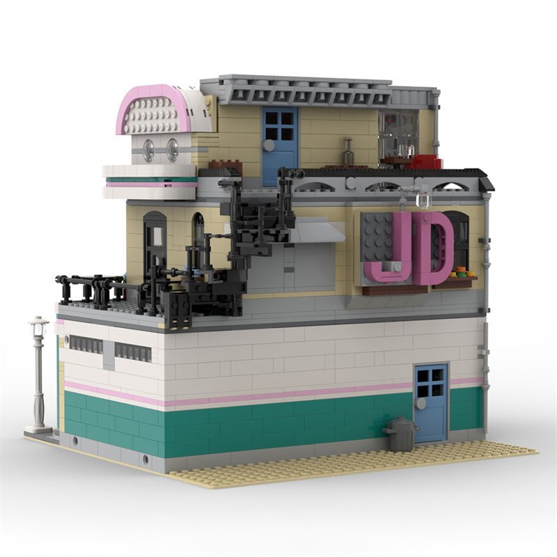 MOC - 58435 Jim's Bowling Alley & Diner - LesDiy