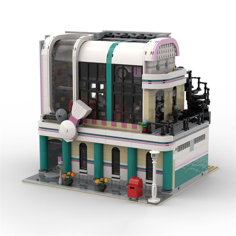 MOC - 58435 Jim's Bowling Alley & Diner - LesDiy