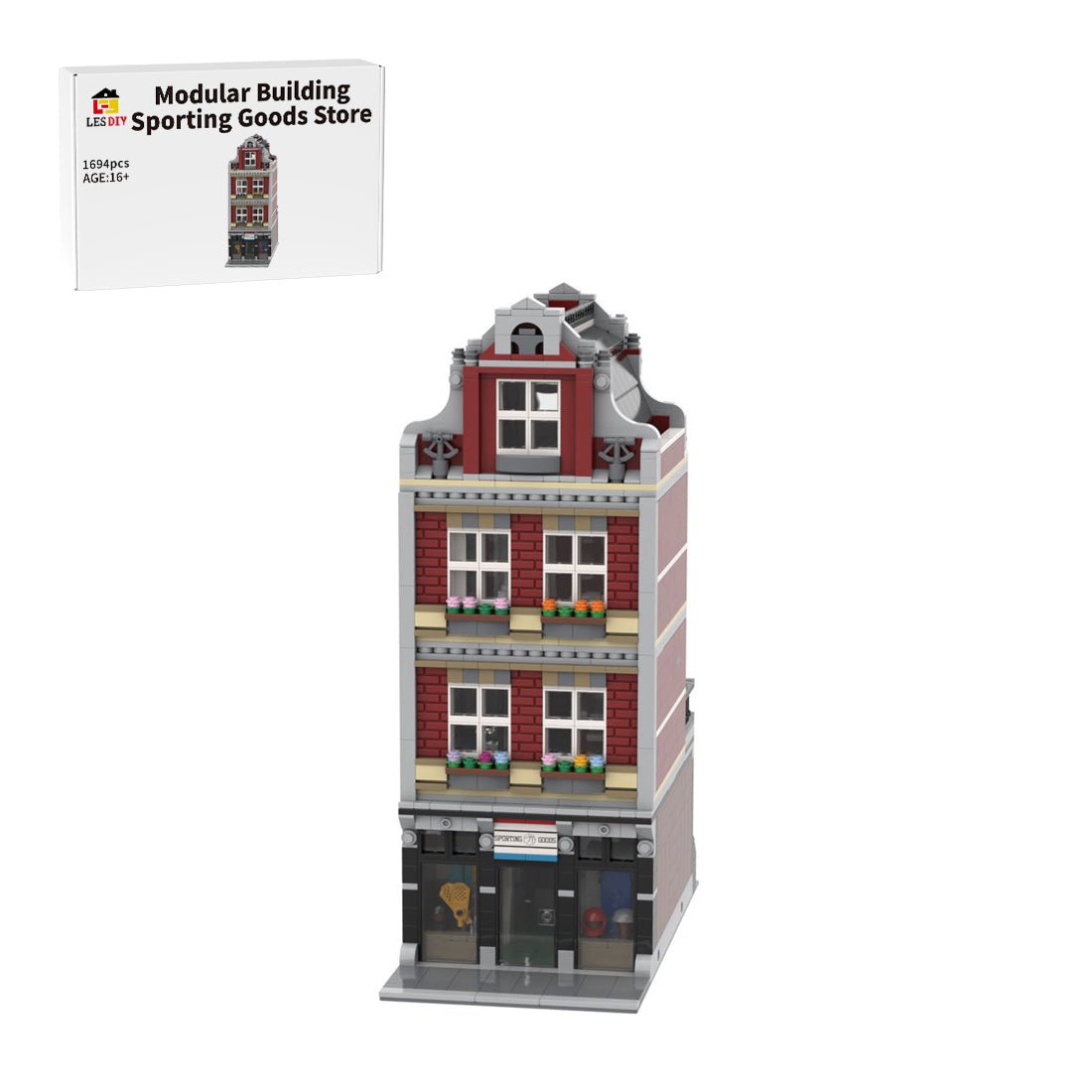 MOC - 59501 Sporting Goods Store Modular Building - LesDiy -