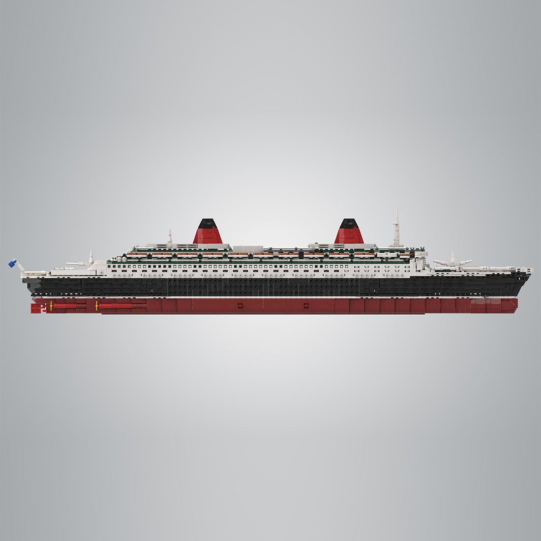 MOC - 62291 1/400 Scale SS France Building Blocks - LesDiy - Building Blocks -