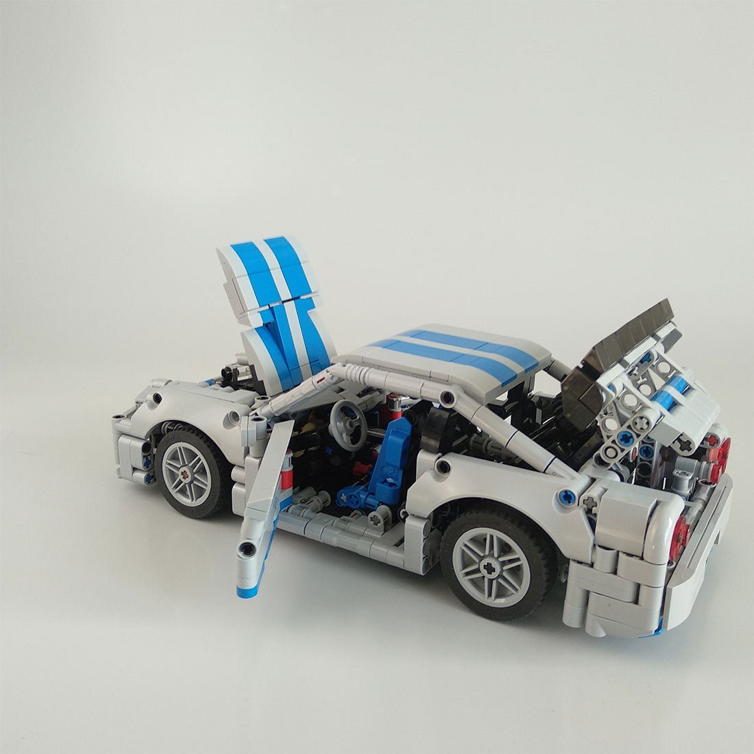 MOC - 65812 Technology R34 V2 Sports Car Model - LesDiy