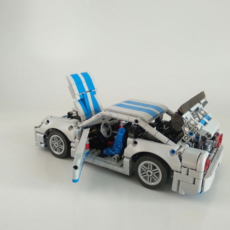 MOC - 65812 Technology R34 V2 Sports Car Model - LesDiy