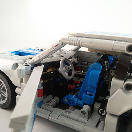 MOC - 65812 Technology R34 V2 Sports Car Model - LesDiy