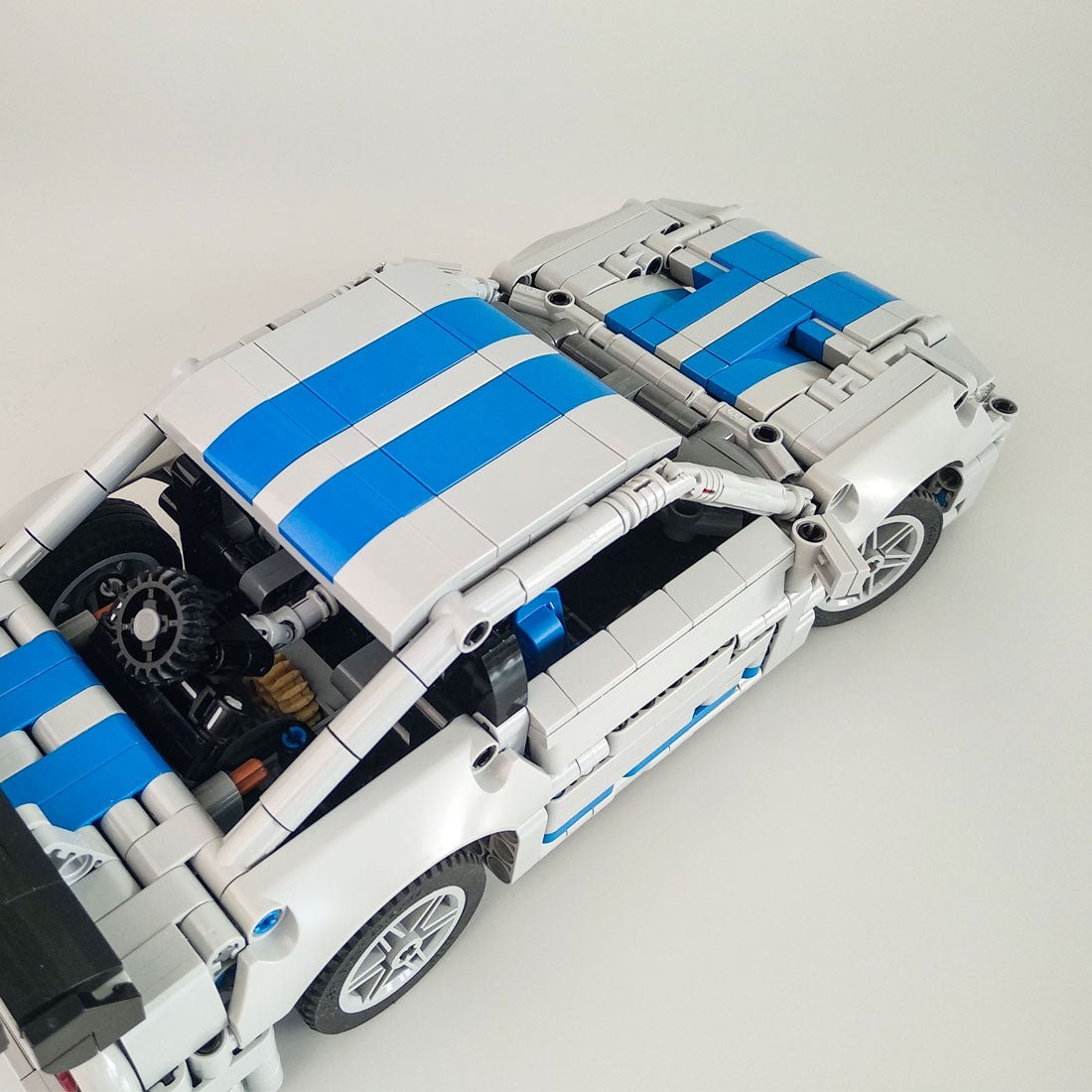 MOC - 65812 Technology R34 V2 Sports Car Model - LesDiy