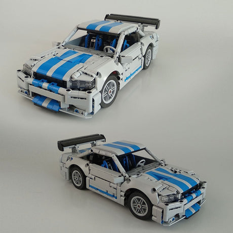 MOC - 65812 Technology R34 V2 Sports Car Model - LesDiy
