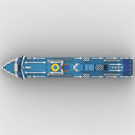 MOC - 70745 Moby Aki Large Cruise Ship Building Blocks - LesDiy -