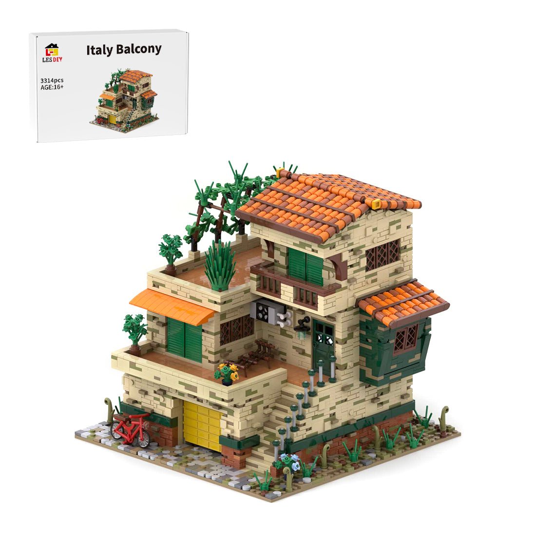 MOC - 72235 House Italy No. 2 Building Blocks - LesDiy - MOC