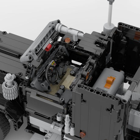 MOC - 72820 1/17 Technology RC Engineering Truck Trailer - LesDiy -