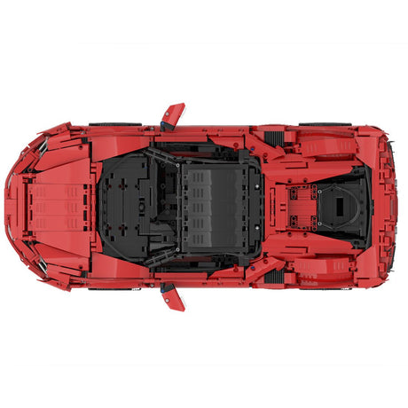 MOC - 72952 1:8 Scale Highway Super Sports Car - LesDiy -