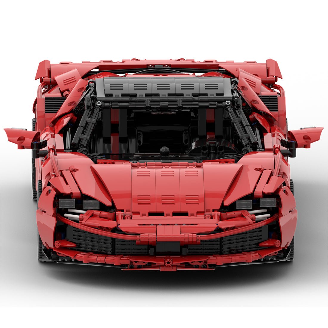 MOC - 72952 1:8 Scale Highway Super Sports Car - LesDiy -