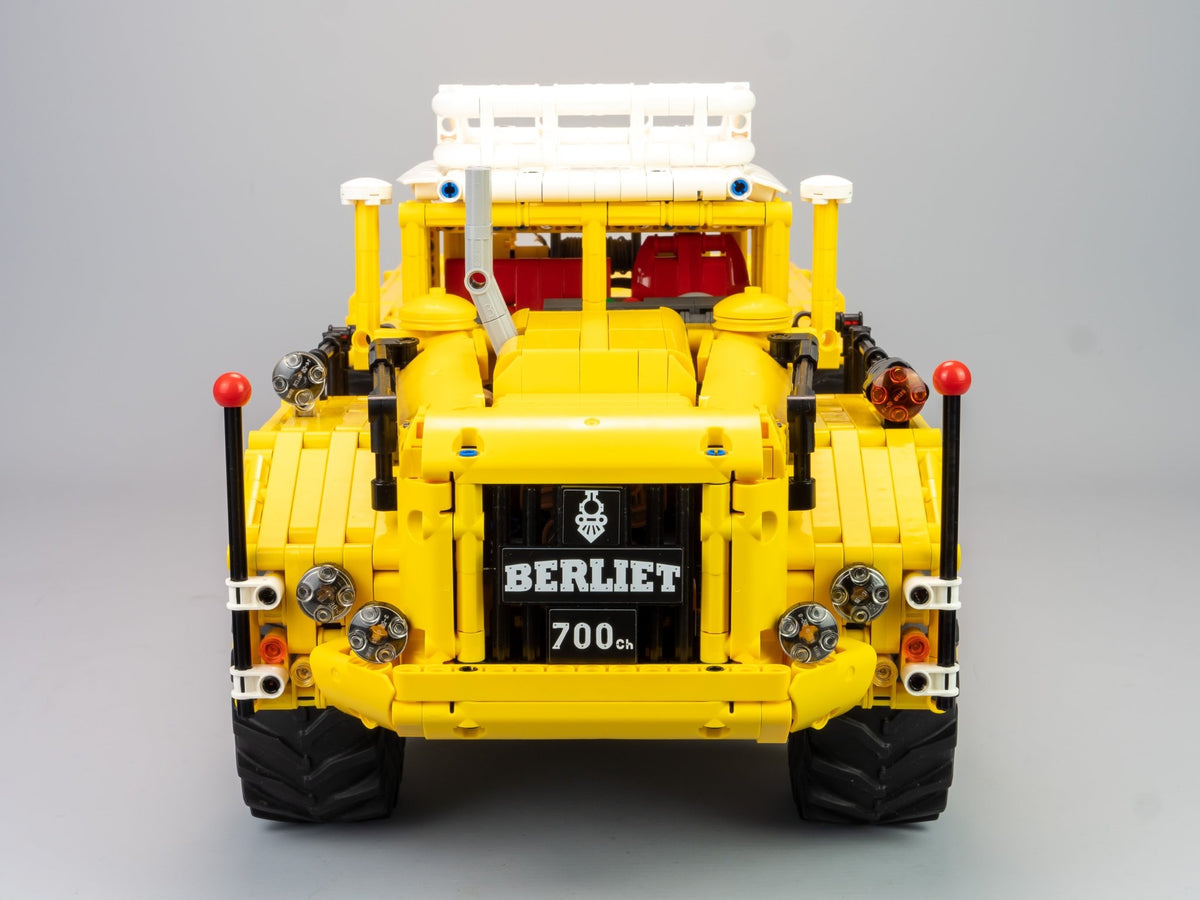MOC-74555 Berliet T100 6x6 Heavy-Duty Transport Truck Building Blocks-LesDiy-MOC-