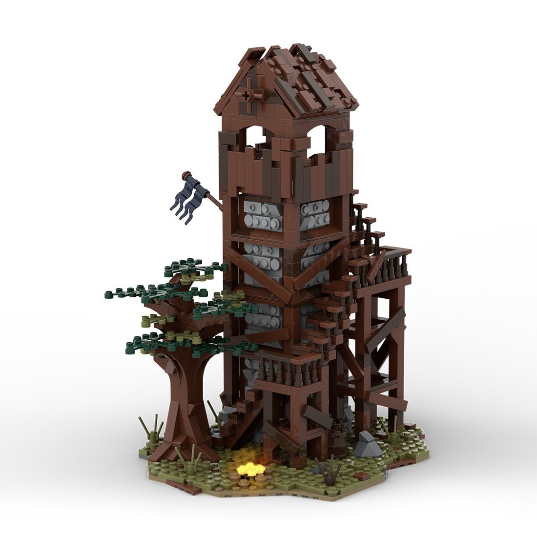 MOC - 76430 MOC Medieval Patrol Tower - LesDiy