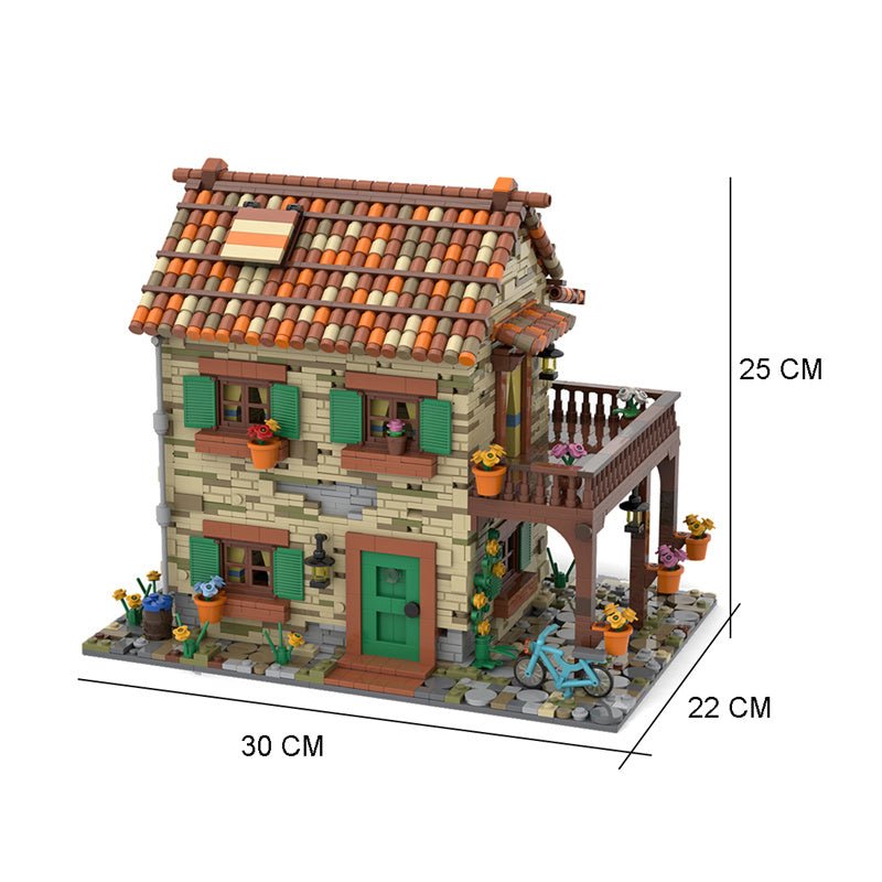 MOC - 77566 House Italy No. 3 - LesDiy