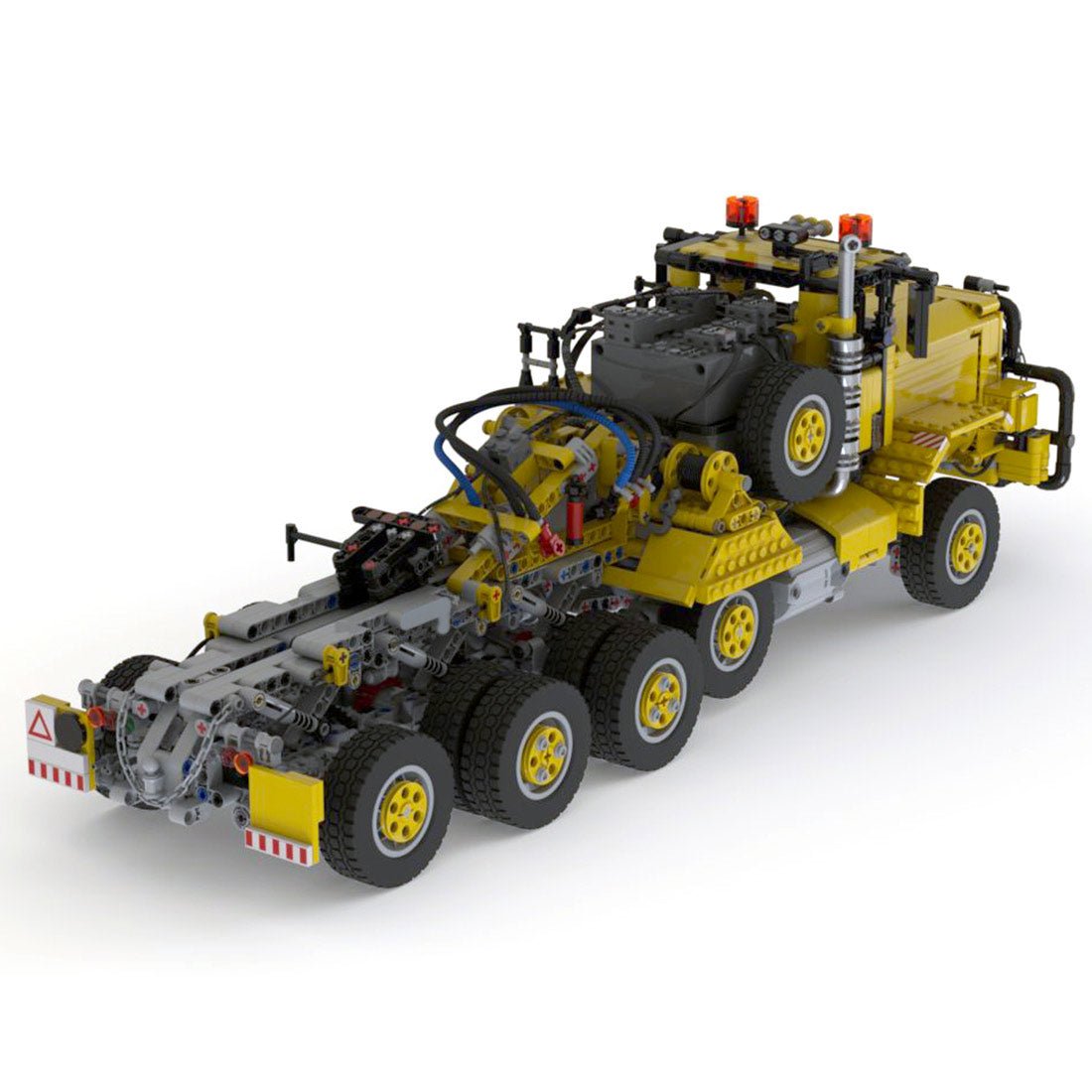 MOC - 78208 Oshkosh M911 Heavy Duty Tractor Building Blocks (Oversize Version) - LesDiy -