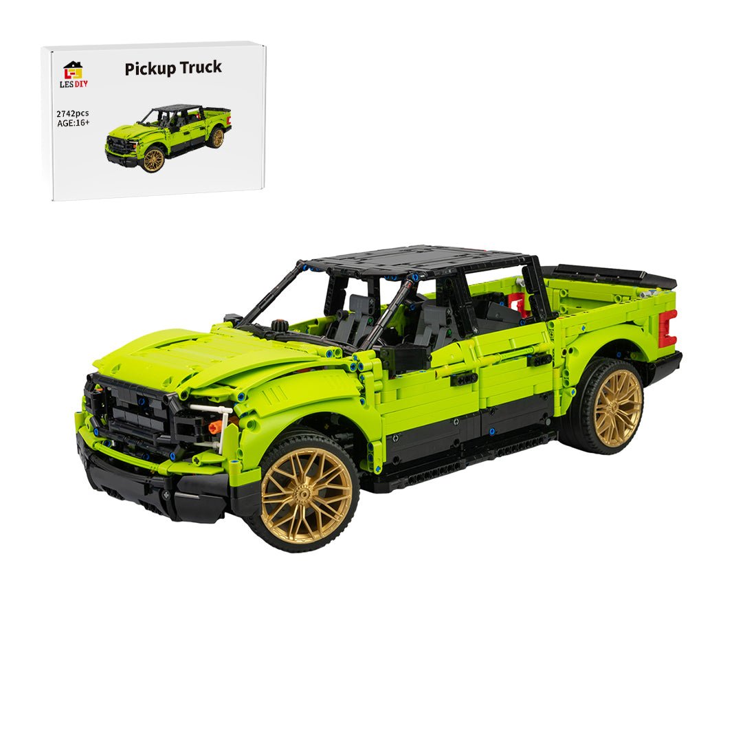 MOC - 78624 42115 Model B - Ford F150 - LesDiy -