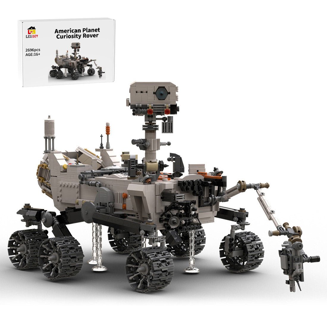 MOC - 80946 1/9 American Planet Curiosity Rover - LesDiy -