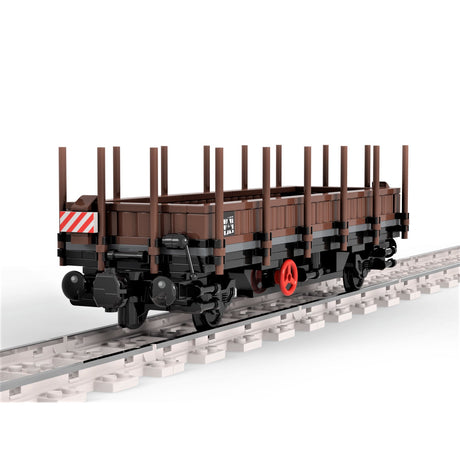 MOC - 81218 Railway Train Loadable Open Carriage for Lego - LesDiy