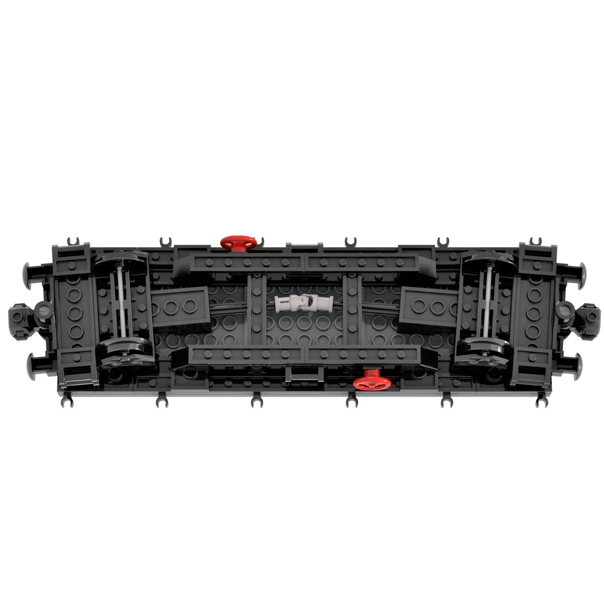 MOC - 81218 Railway Train Loadable Open Carriage for Lego - LesDiy