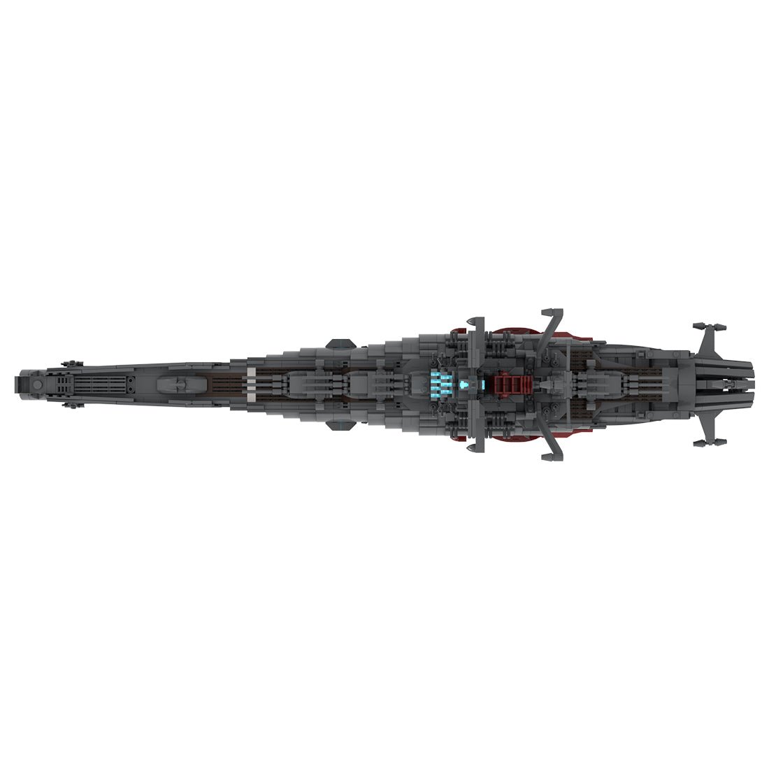 MOC - 81382 Space Battleship Yamato 2199 (Star Blazers) Building Blocks - LesDiy -