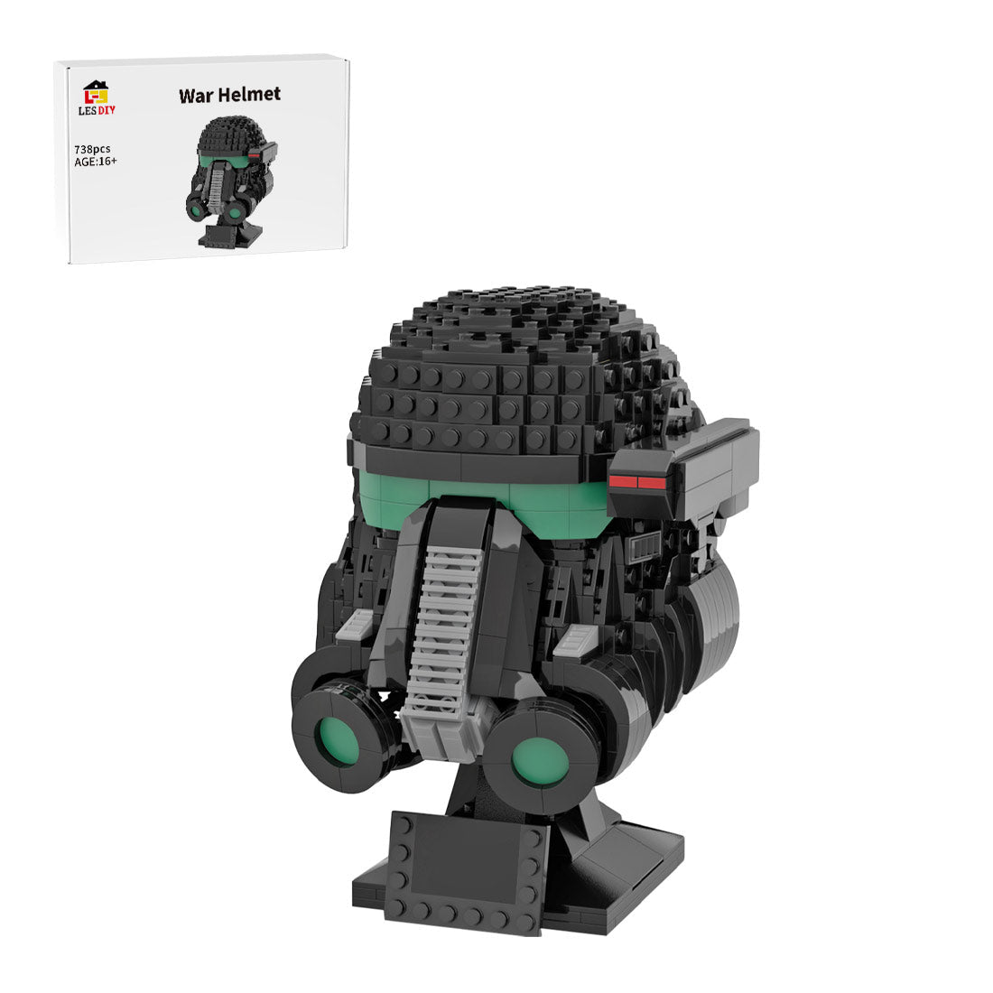 MOC - 83079 DeathTrooper Helmet - LesDiy -