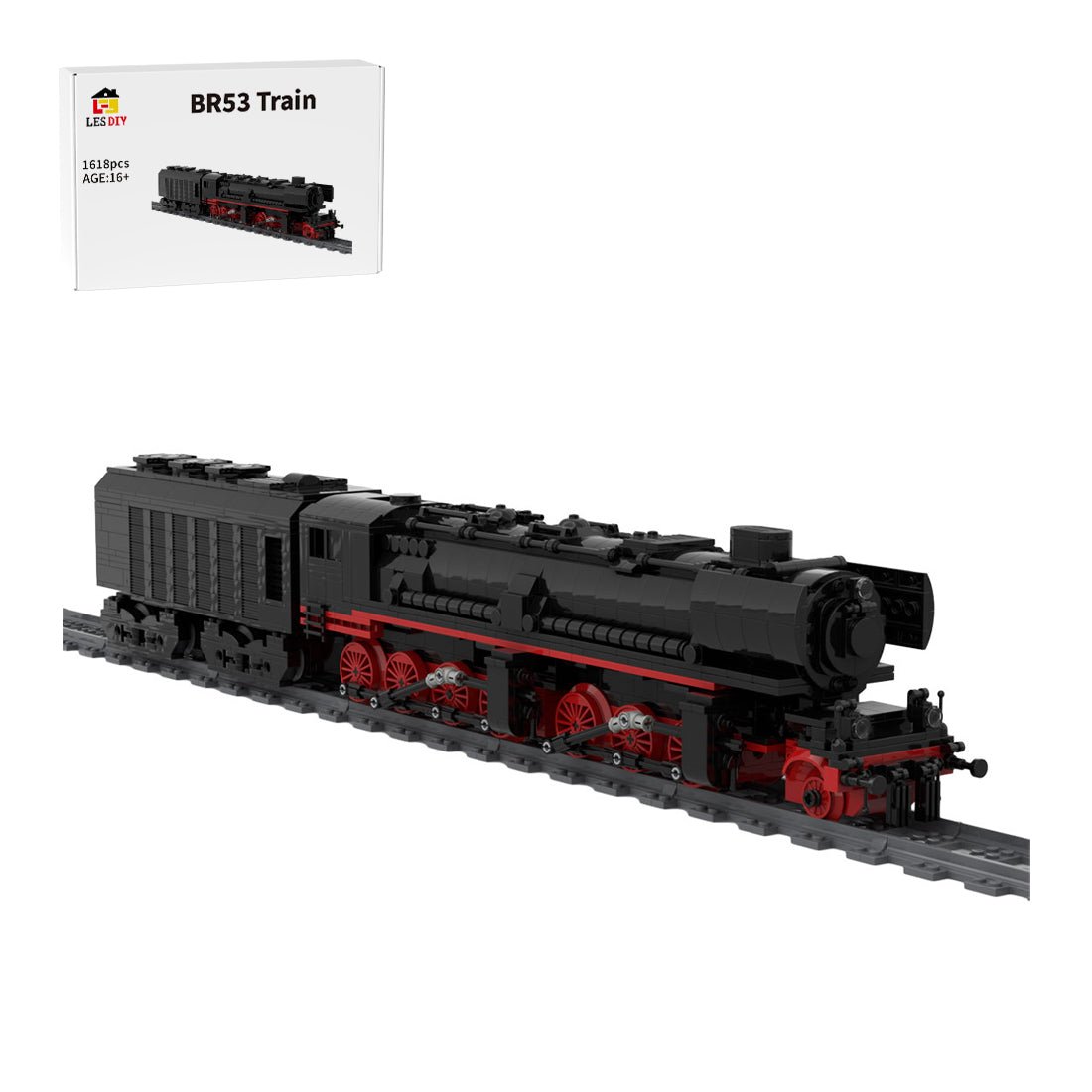 MOC - 85194 DRG BR 53 Train - LesDiy - Locomotive