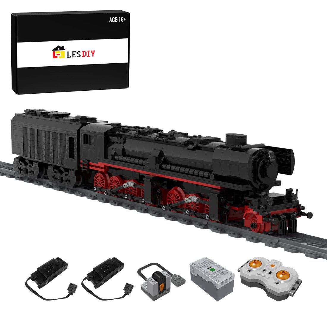 MOC - 85194 DRG BR 53 Train - LesDiy - Locomotive