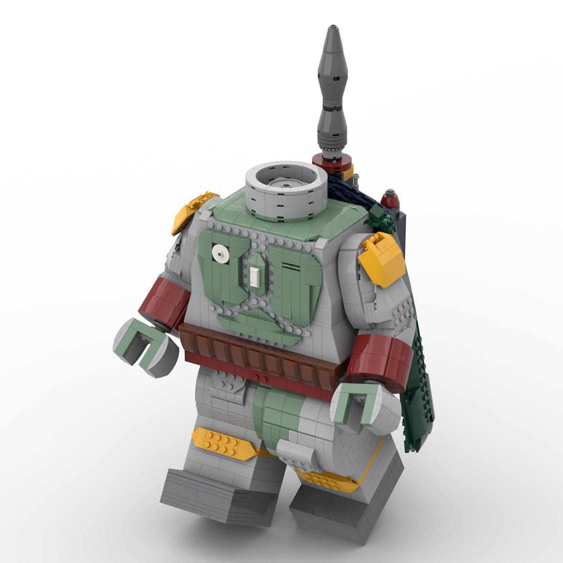 MOC - 85873 Boba Fett Mega Body Figure Building Blocks - LesDiy -
