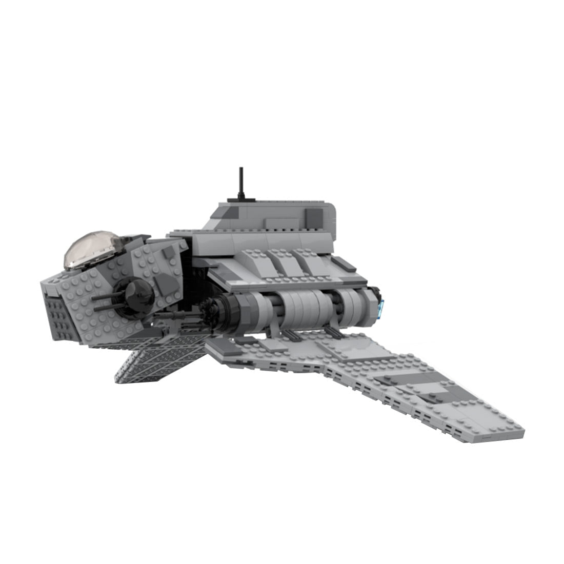 MOC-87267 Nu-Class Imperial Attack Shuttle Building Blocks-LesDiy-MOC-