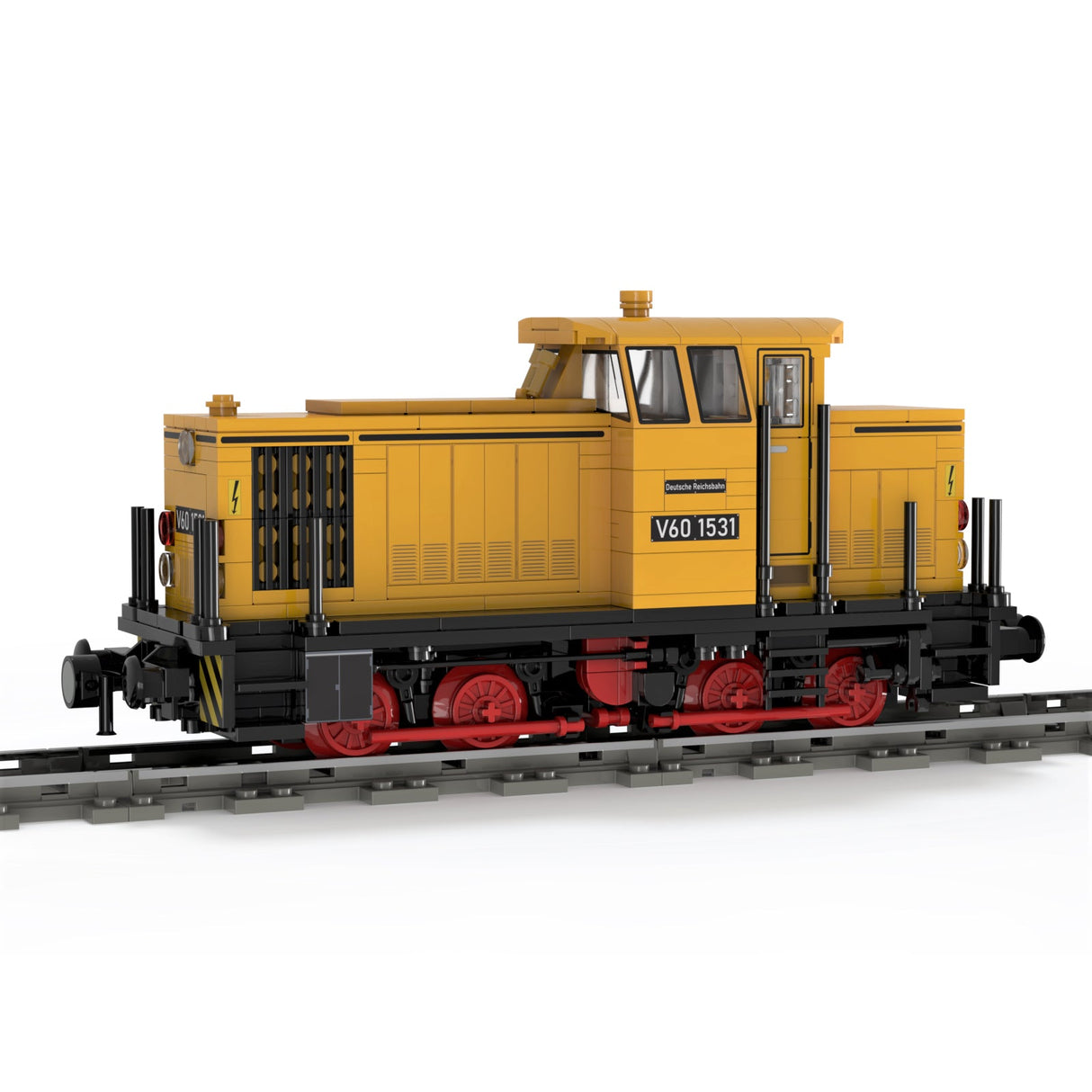 MOC - 87360 Shunter Engine V60 of the Deutsche Reichsbahn Building Blocks - LesDiy - Building Blocks