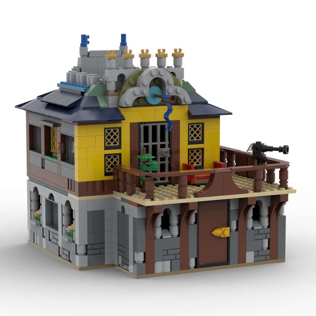 MOC - 87503 Medieval Street Scene Hotel fot Lego - LesDiy