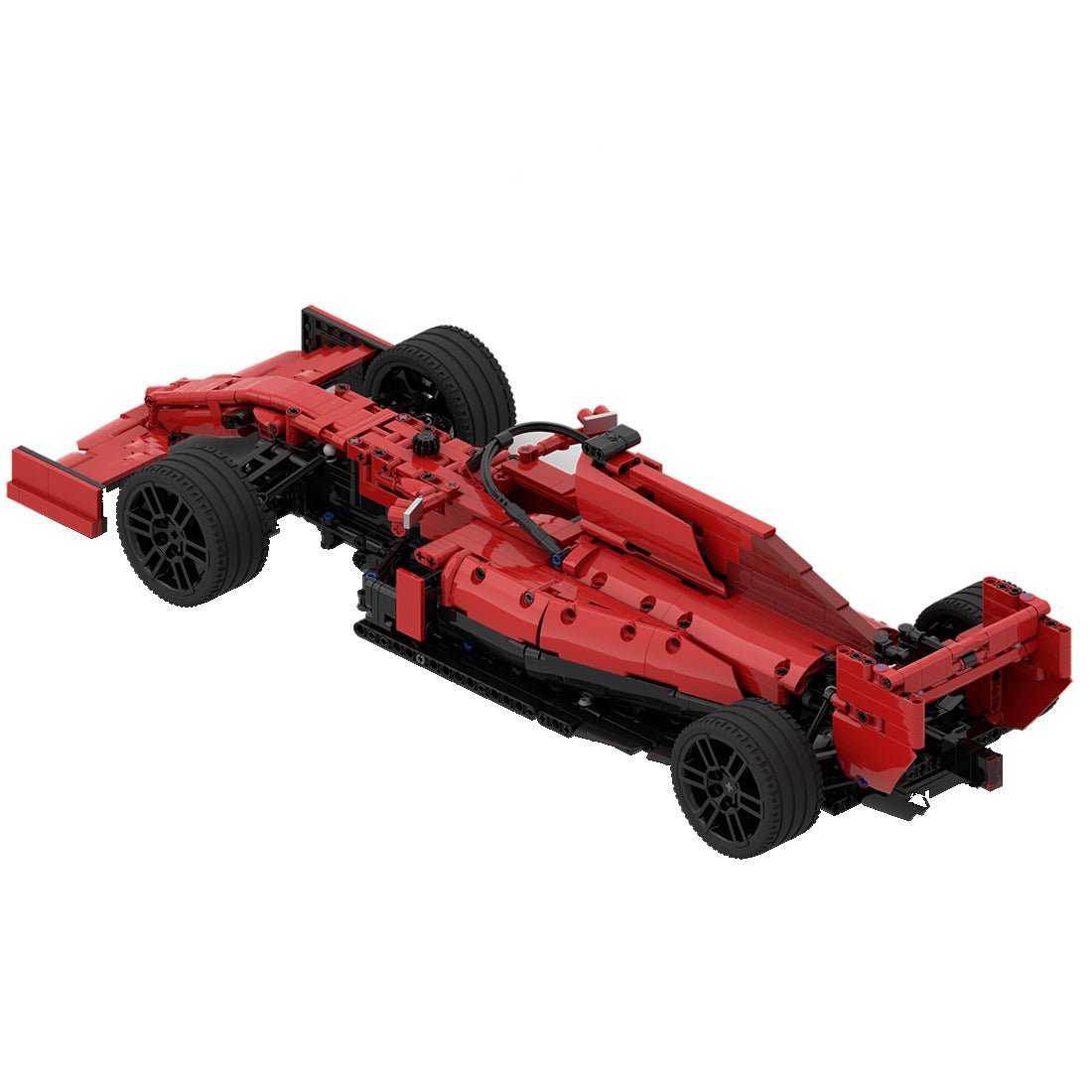 MOC - 87525 Ferrari F1 SF21 (8386 Base) 1:10 Scale - LesDiy -