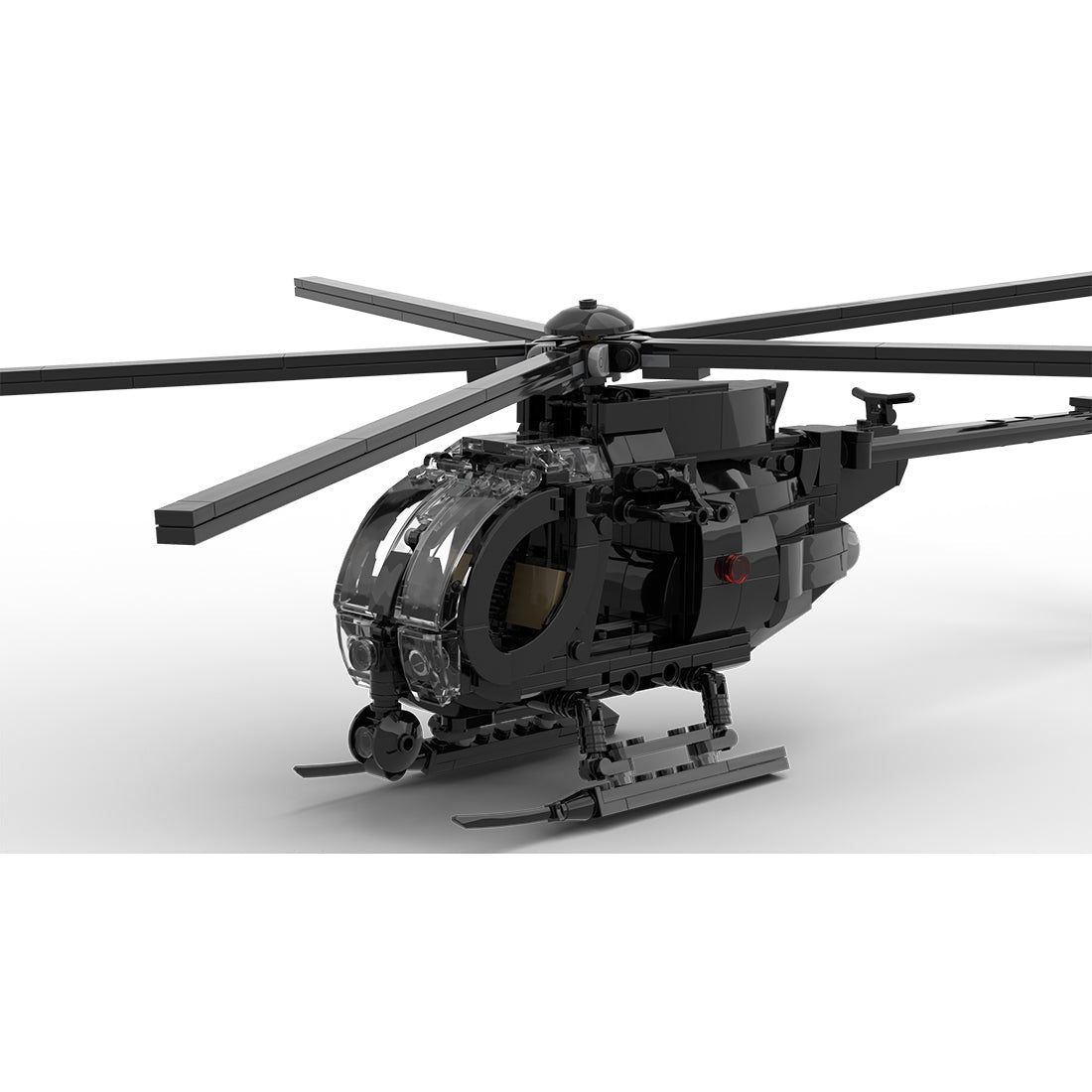 MOC - 88275 MH - 6 Little Bird Helicopter - LesDiy -