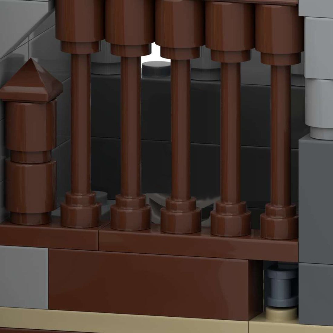 MOC - 88562 Medieval Street Scene Waterwheel fot Lego - LesDiy - medieval architecture