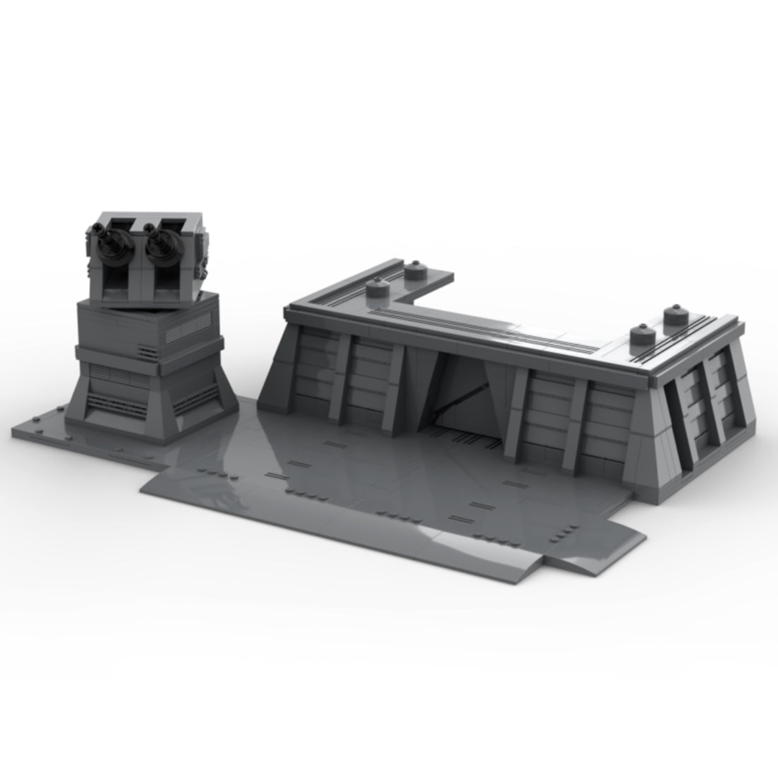 MOC - 88744 Space Wars Base Building Blocks - LesDiy