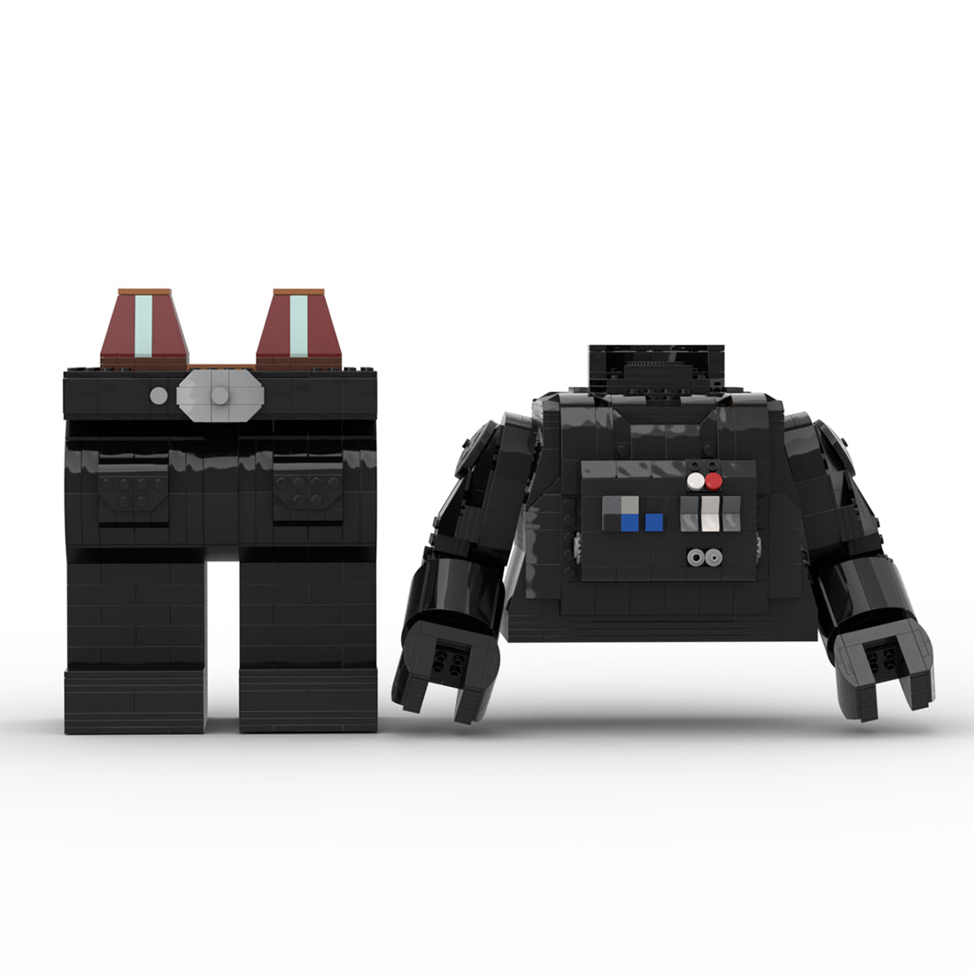 MOC - 88934 Tie Fighter Pilot Mega Figure Body - LesDiy -