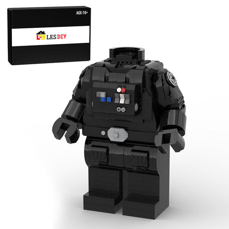 MOC - 88934 Tie Fighter Pilot Mega Figure Body - LesDiy -