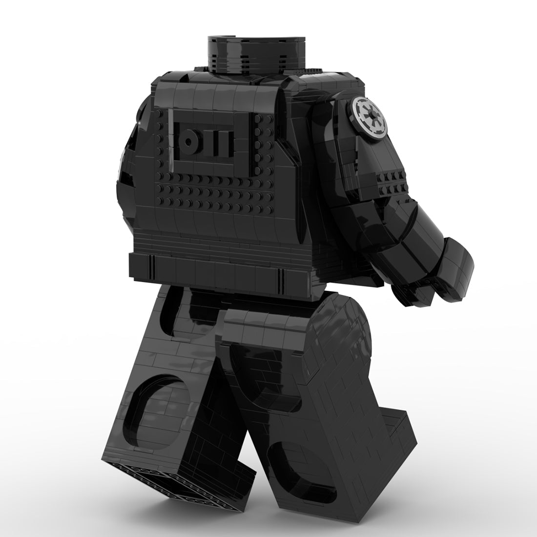 MOC - 88934 Tie Fighter Pilot Mega Figure Body - LesDiy -