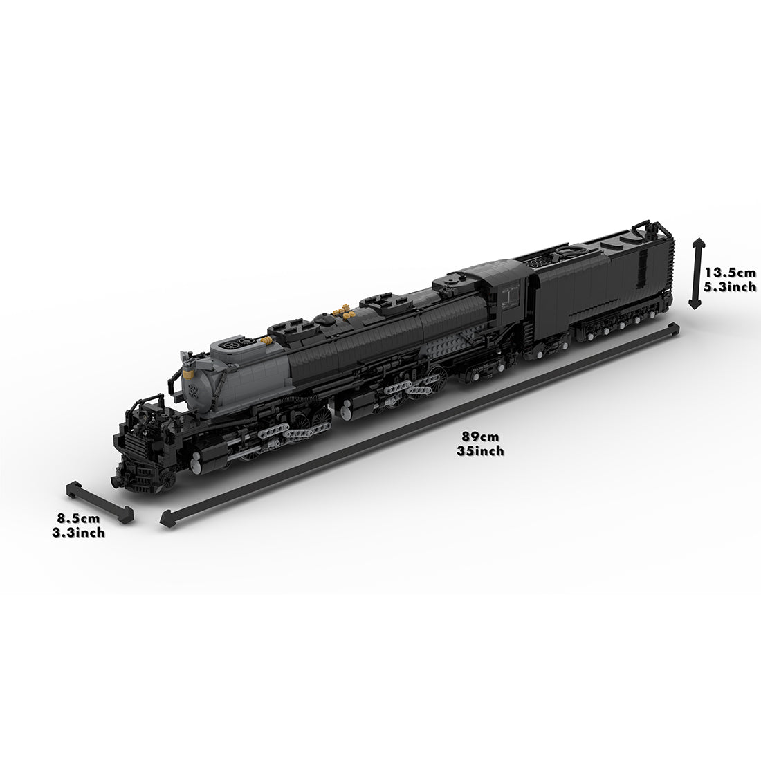 MOC - 89126 4014 Big Boy | Version 2 Building Blocks - LesDiy -