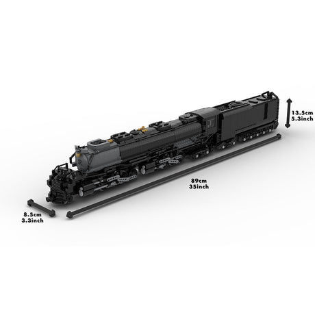 MOC - 89126 4014 Big Boy | Version 2 Building Blocks - LesDiy -