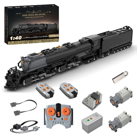 MOC - 89126 4014 Big Boy | Version 2 Building Blocks - LesDiy -