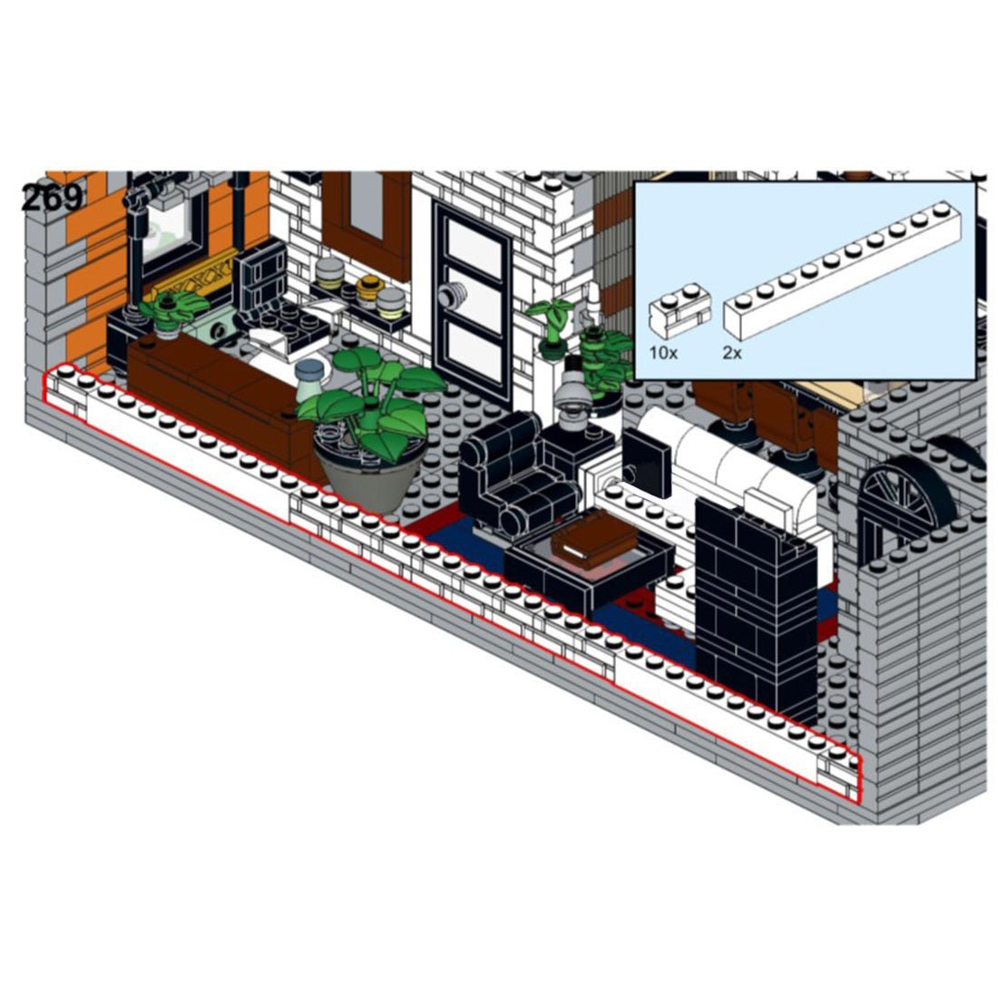 MOC - 89341 Sit - Complex Queer Eye Building Blocks - LesDiy -