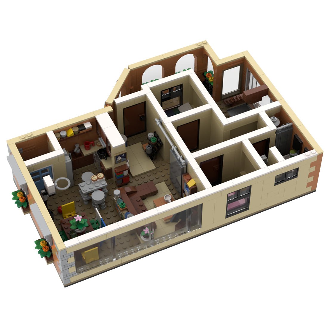MOC - 89631 SitComplex - New Girl Building Blocks - LesDiy -