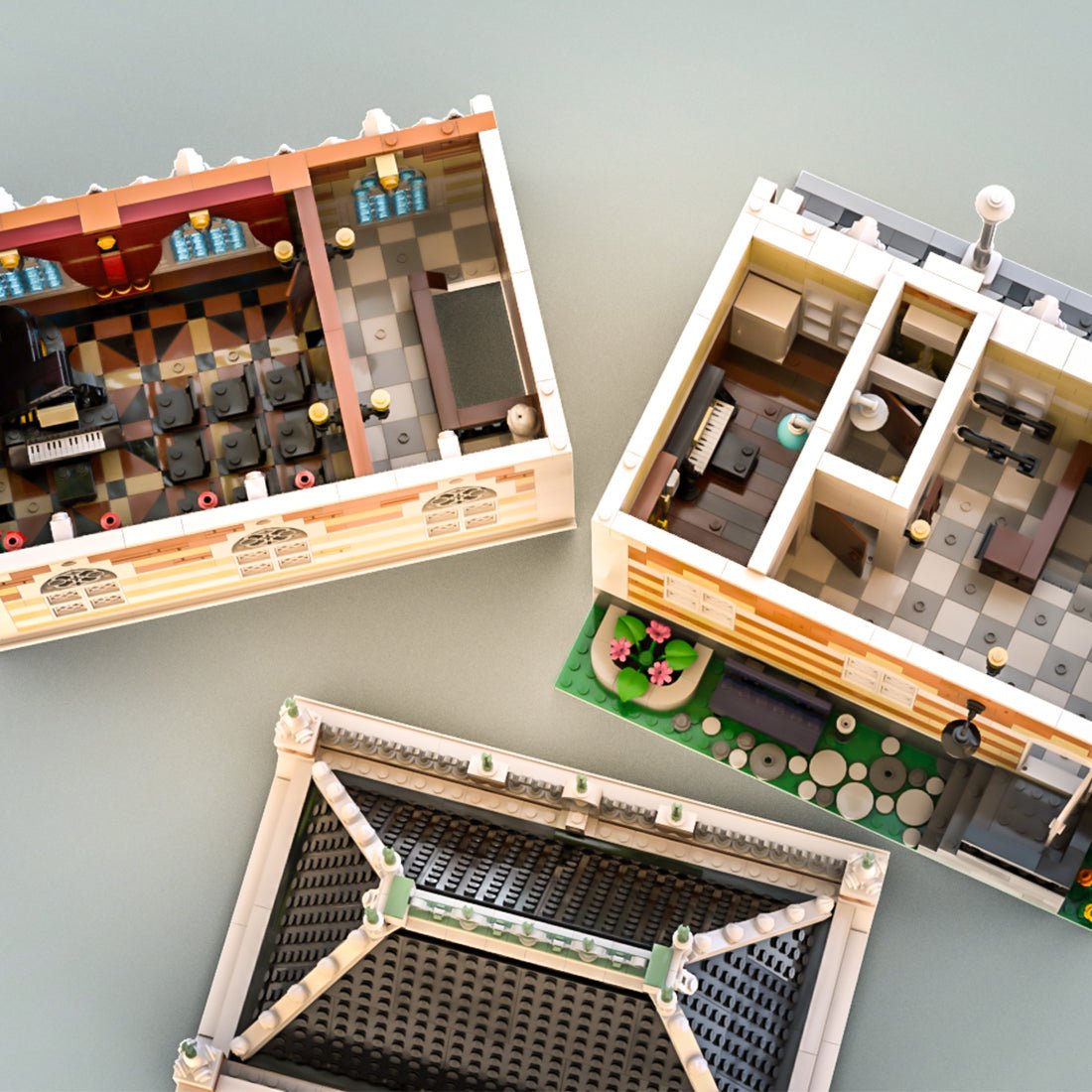 MOC - 89901 Modular Town Piano Society Model - LesDiy -