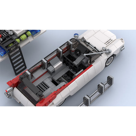 MOC - 90496 GB ECTO1 4 seater Revamp Convertible Car - LesDiy -