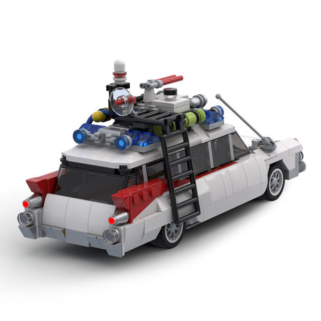 MOC - 90496 GB ECTO1 4 seater Revamp Convertible Car - LesDiy -
