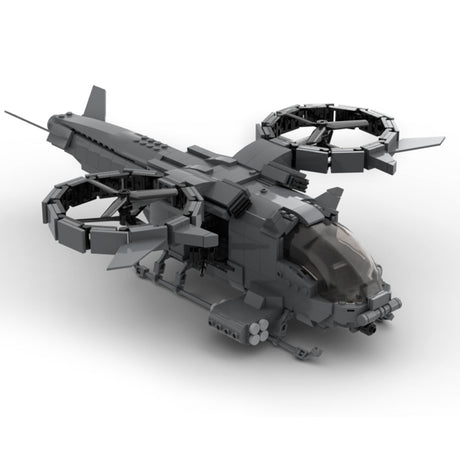 MOC - 91477 Military Combat Helicopter Model - LesDiy -