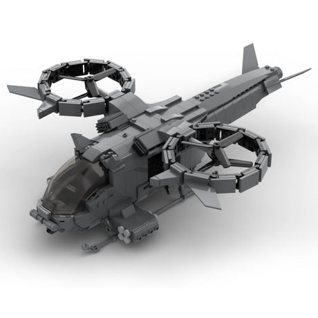 MOC - 91477 Military Combat Helicopter Model - LesDiy -