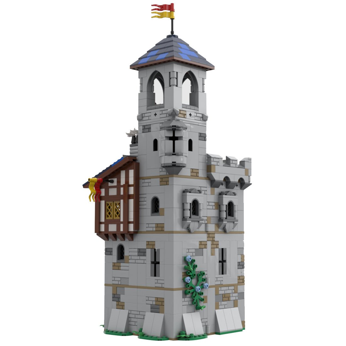 MOC - 92106 Modular Castle's Keep - LesDiy -