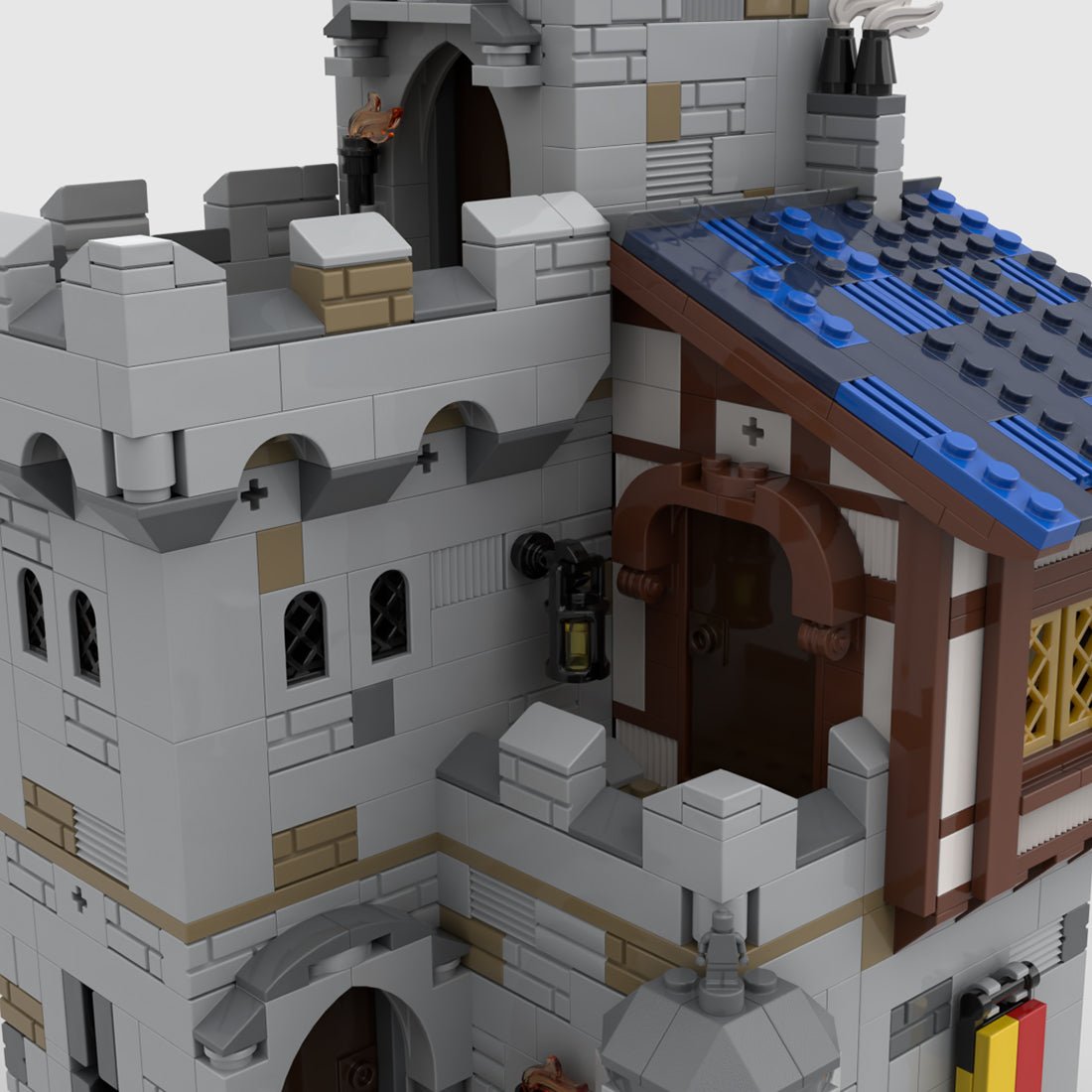 MOC - 92106 Modular Castle's Keep - LesDiy -