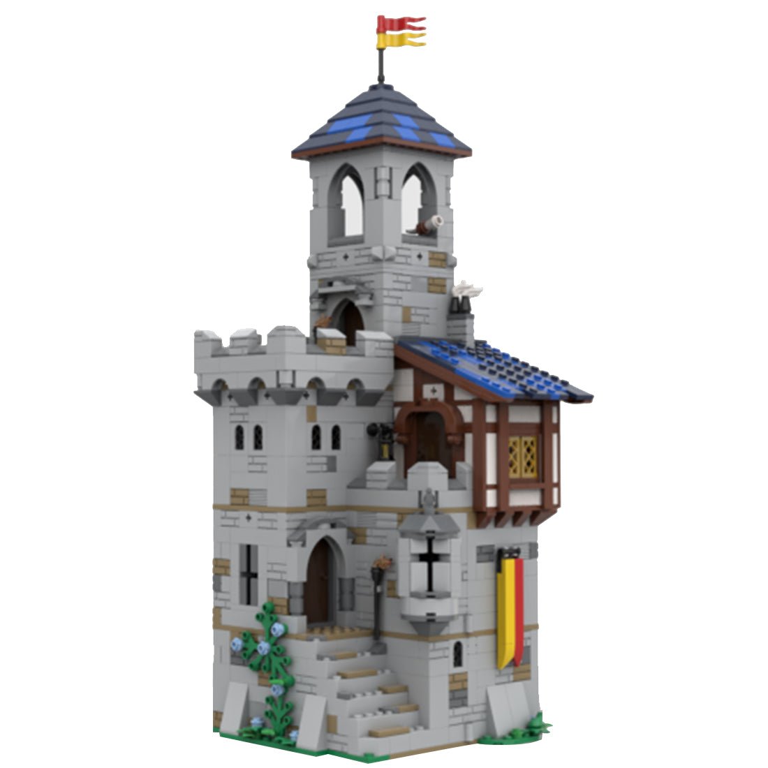 MOC - 92106 Modular Castle's Keep - LesDiy -